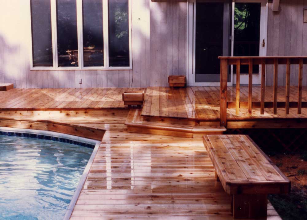 Cedar Pool Deck